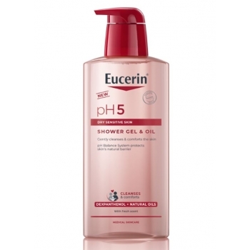 ЕУЦЕРИН pH5 Душ гел с натурални масла 400 мл. цена
