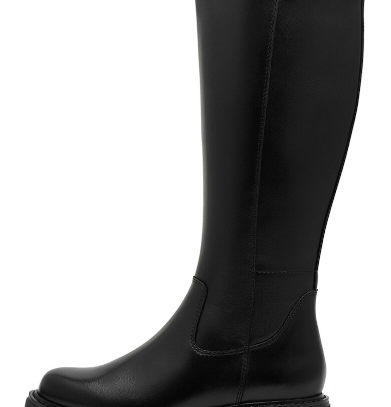 Едноцветни ботуши - Черен Tamaris Comfort