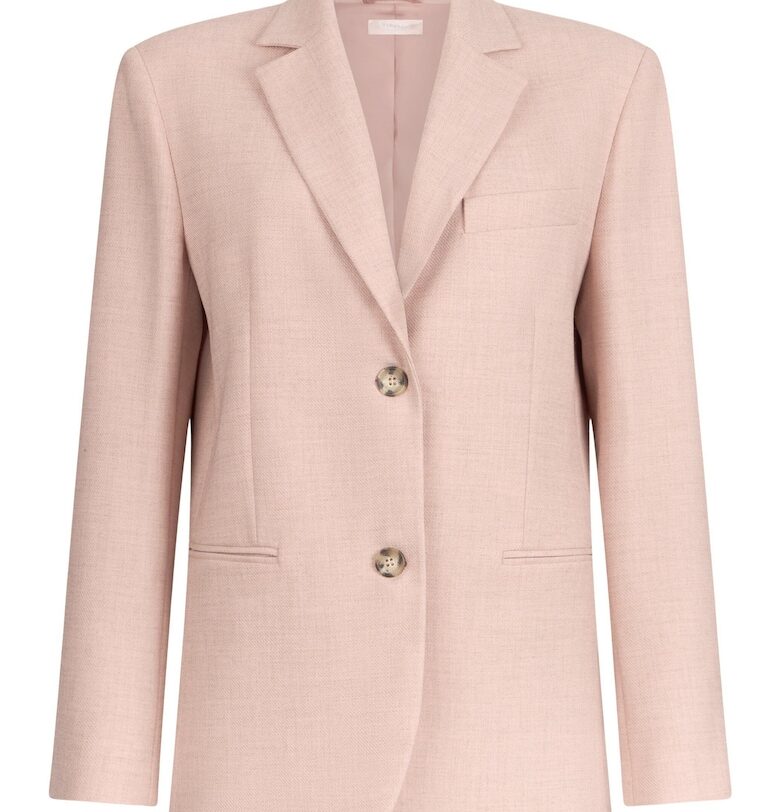 Едноцветно сако с копчета - Бледо розово Liu Jo