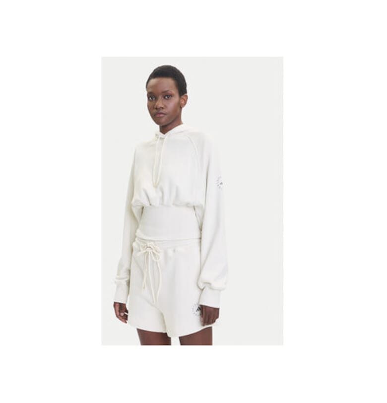 Едноцветно худи с вталена талия adidas