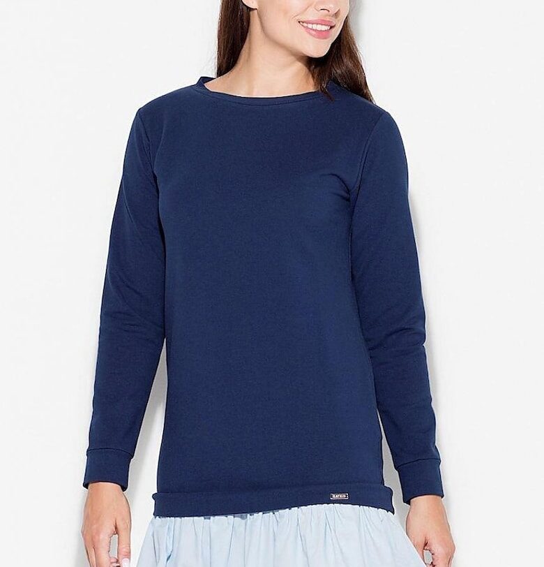 Ежедневна рокля  ежедневна - удобна - лека материя - синя KATRUS