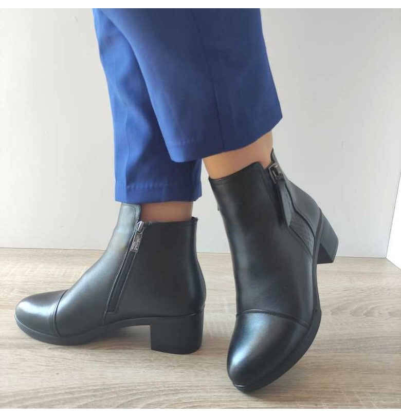 Ежедневни ботуши Ladies  P1825-28 01-N Black - Черни - Черен Pass