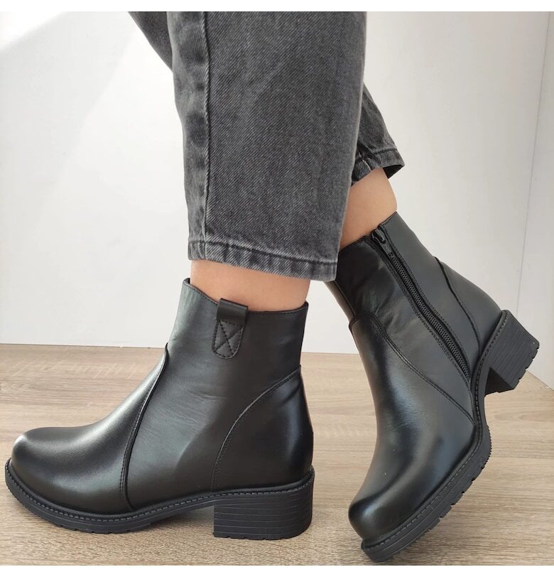 Ежедневни дамски боти  156113 Black - Черни - Черен Nicolis