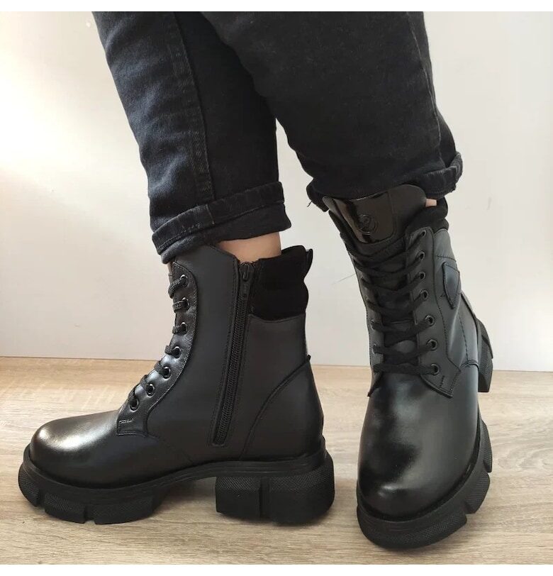 Ежедневни дамски боти  157852 Black - Черни - Черен Nicolis