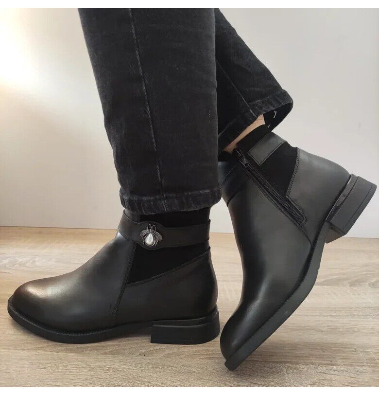 Ежедневни дамски боти  31901 Black - черни - Черен Nicolis