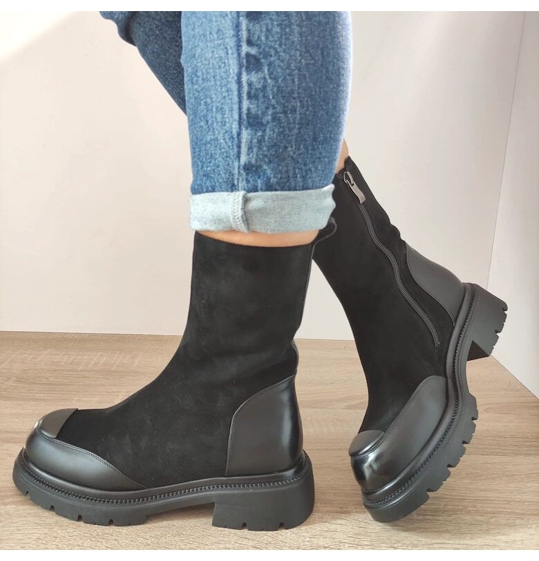 Ежедневни дамски боти  Hs008-1340 - черни - Черен Feeling