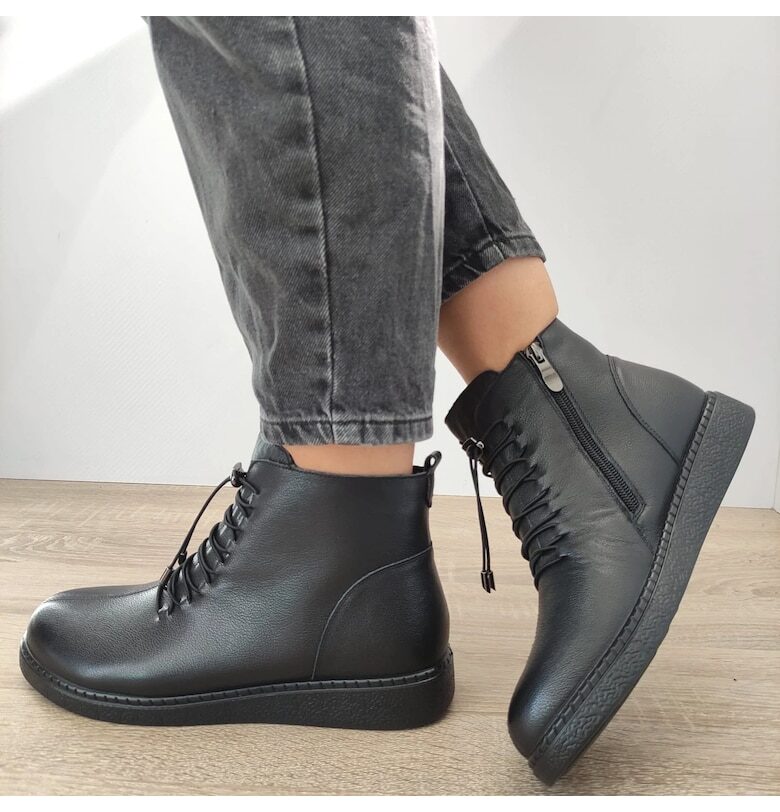 Ежедневни дамски боти  I55702 - Черен FORMAZIONE