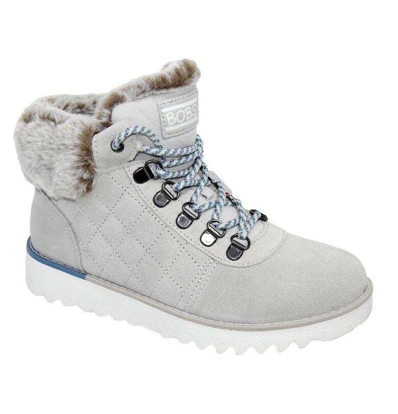 Ежедневни дамски ботуши  113431 сиво - сиво - Сив Skechers