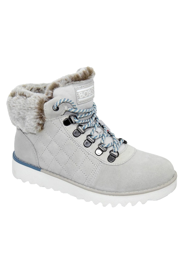 Ежедневни дамски ботуши 113431 сиво - сиво - Сив Skechers