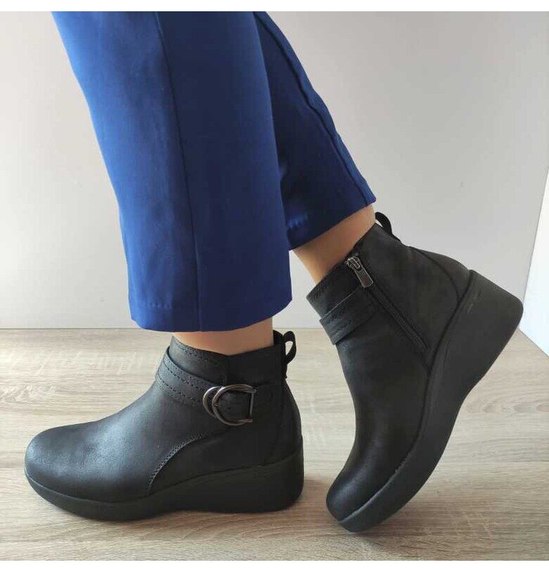 Ежедневни дамски ботуши  167915 Bbk - черни - Черен Skechers