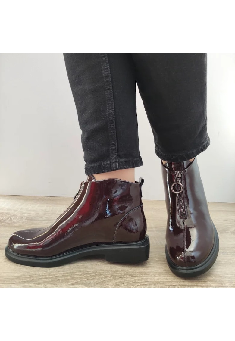 Ежедневни дамски ботуши 450004 23-L Bordeaux Lac - Bordeaux - Бордо Pass