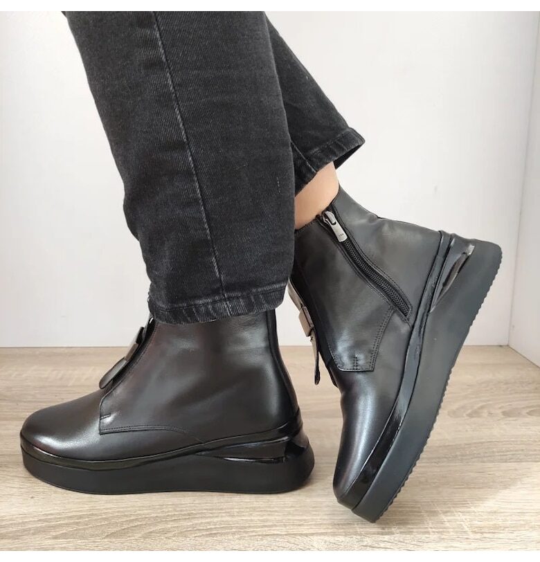 Ежедневни дамски ботуши  934410 Черни - черни - DOGATI