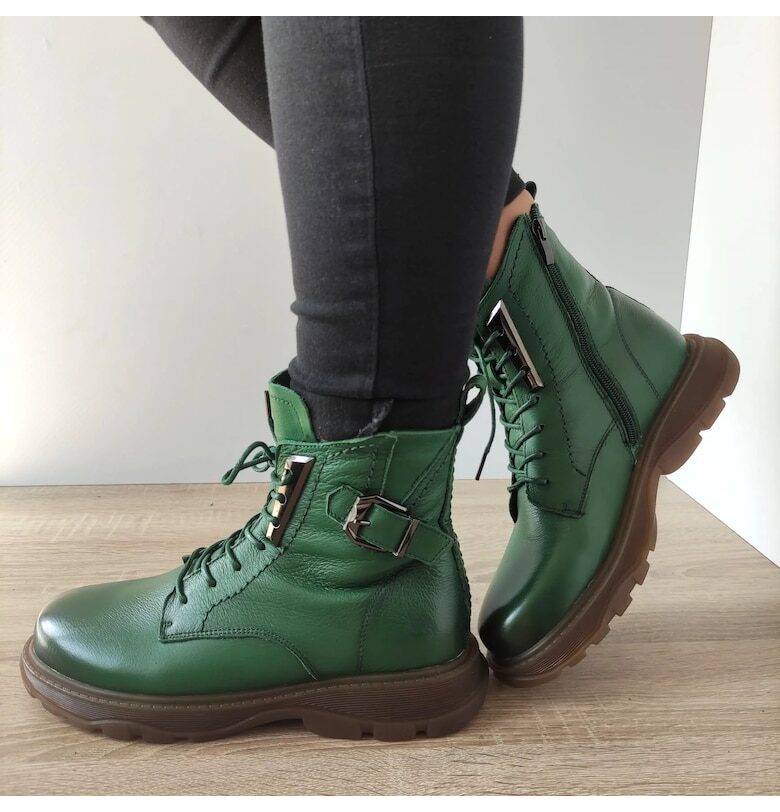 Ежедневни дамски ботуши  A935 - - Зелен FORMAZIONE