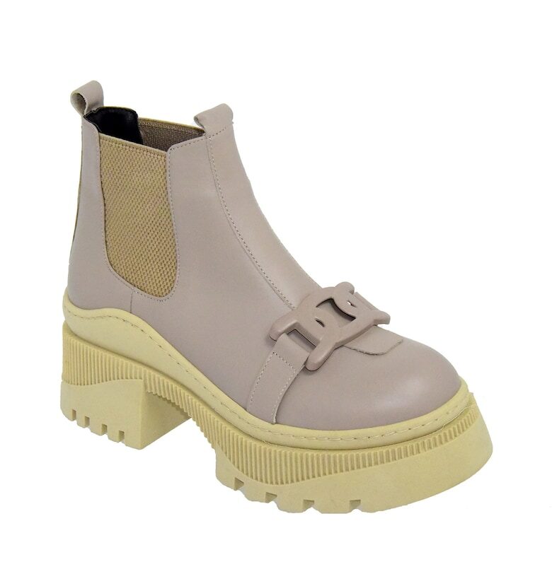 Ежедневни дамски ботуши  Hюд цвят Bellini