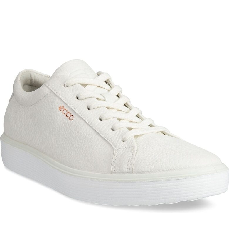 Ежедневни дамски маратонки  естествена кожа - бели - Бял Ecco