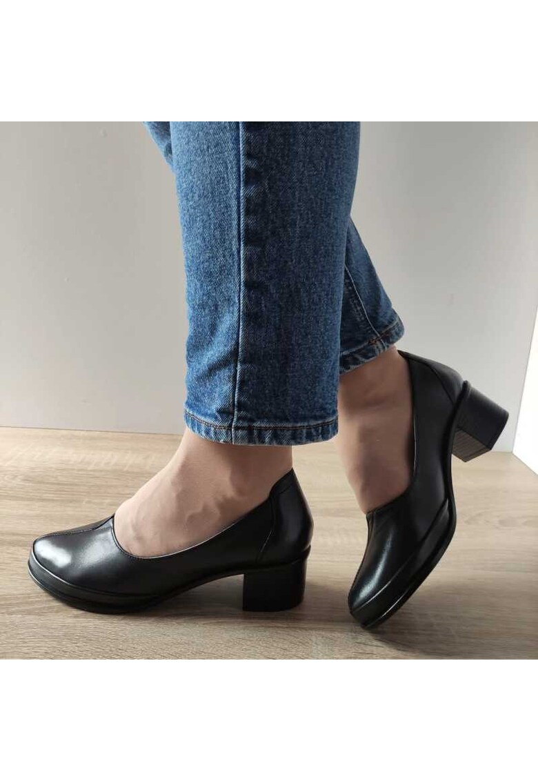 Ежедневни дамски обувки 120409 Black - черни - Черен Nicolis