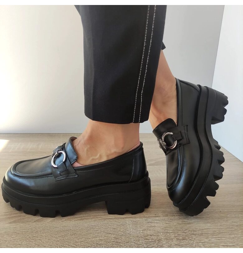 Ежедневни дамски обувки  1753-4 Black - черни - Черен PERLLA