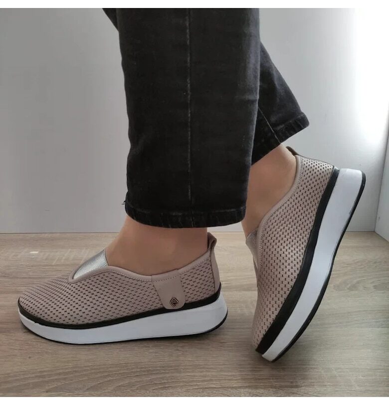 Ежедневни дамски обувки  31-106 Бежови - Бежов BIO FLEX