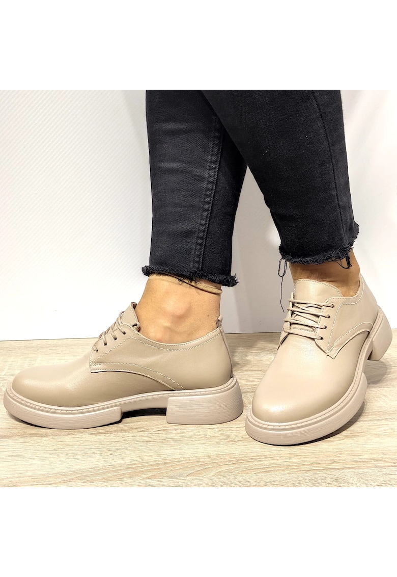 Ежедневни дамски обувки 3136-1 Beige - Бежови - Бежов PERLLA