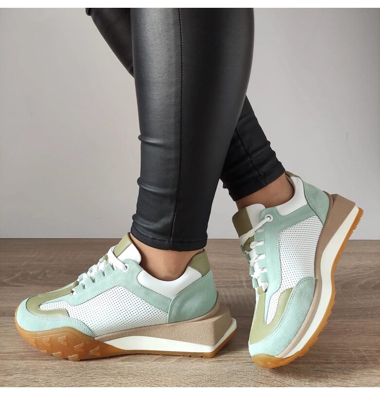 Ежедневни дамски обувки  70832 G1477-01 White + Vernil - 40 - White + Vernil DOGATI