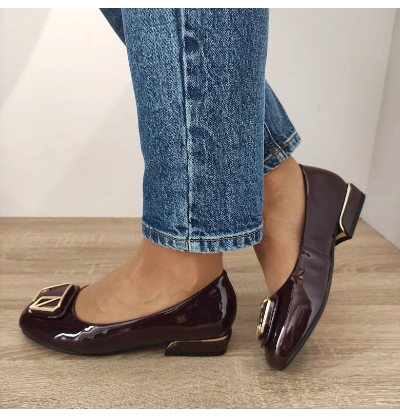 Ежедневни дамски обувки  88321-1 - Лак - Bordeaux FORMAZIONE