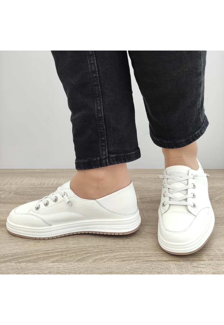 Ежедневни дамски обувки 89198-8 Бели - Бял - Бял FRANCO GERARDO