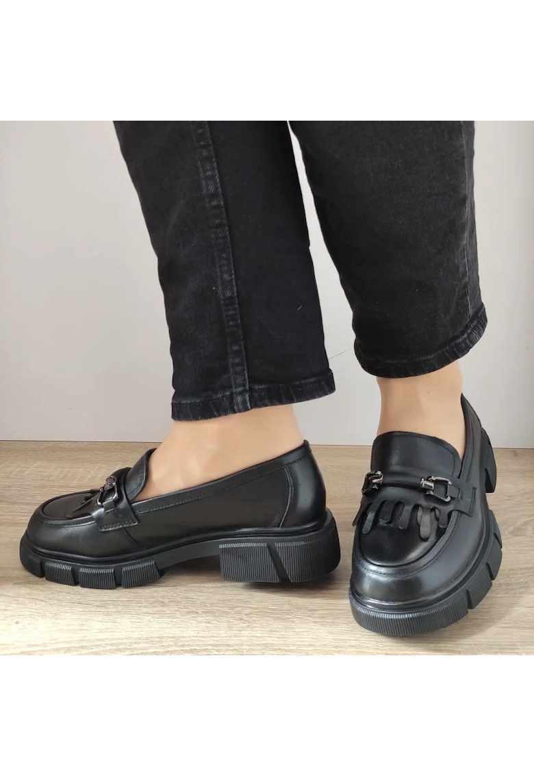 Ежедневни дамски обувки S89593T Black - черни - Черен FORMAZIONE