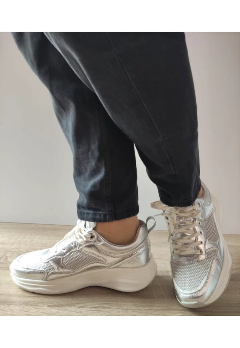 Ежедневни дамски обувки Wsc250532-11 Сребрист - Сребрист Misscat