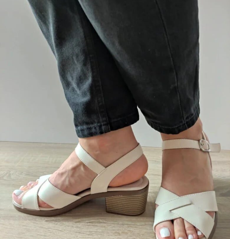 Ежедневни дамски сабо  60015A 13-N Кремави - Кремави - Крем Pass