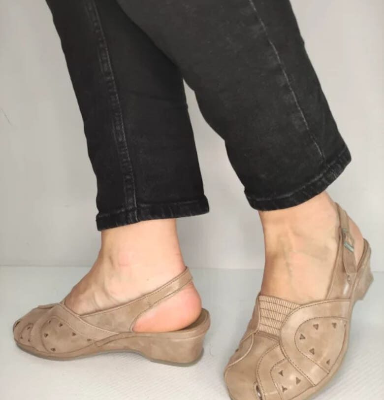 Ежедневни дамски сандали  0019Pt Roma 03-N Бежови - Бежови - Бежов Suave