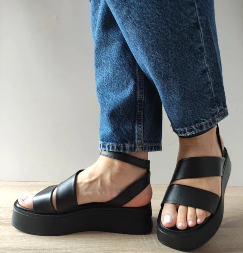 Ежедневни дамски сандали  054 M-48 Черни - Черно - Черен DOGATI