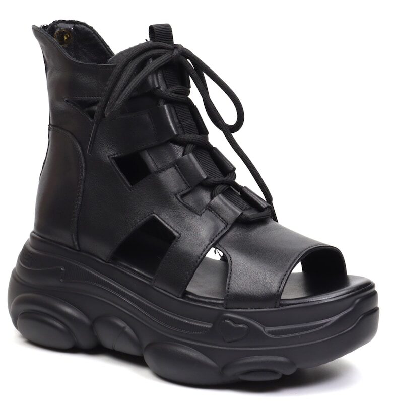 Ежедневни дамски сандали 123 2 черни -  Черен FRANCO GERARDO