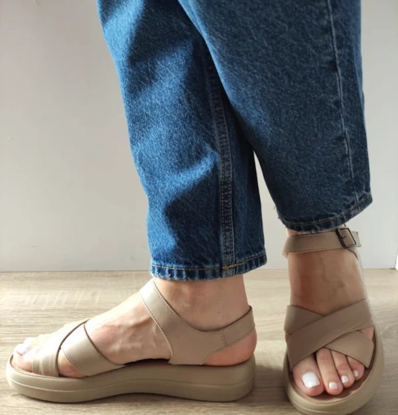 Ежедневни дамски сандали  246610T Apricot - Кайсия - Apricot FORMAZIONE