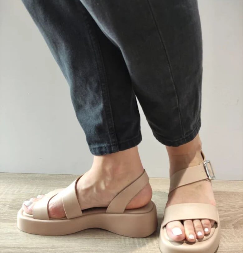 Ежедневни дамски сандали  60006B 03-N Бежов кайсия - Бежов - Бежов Epica