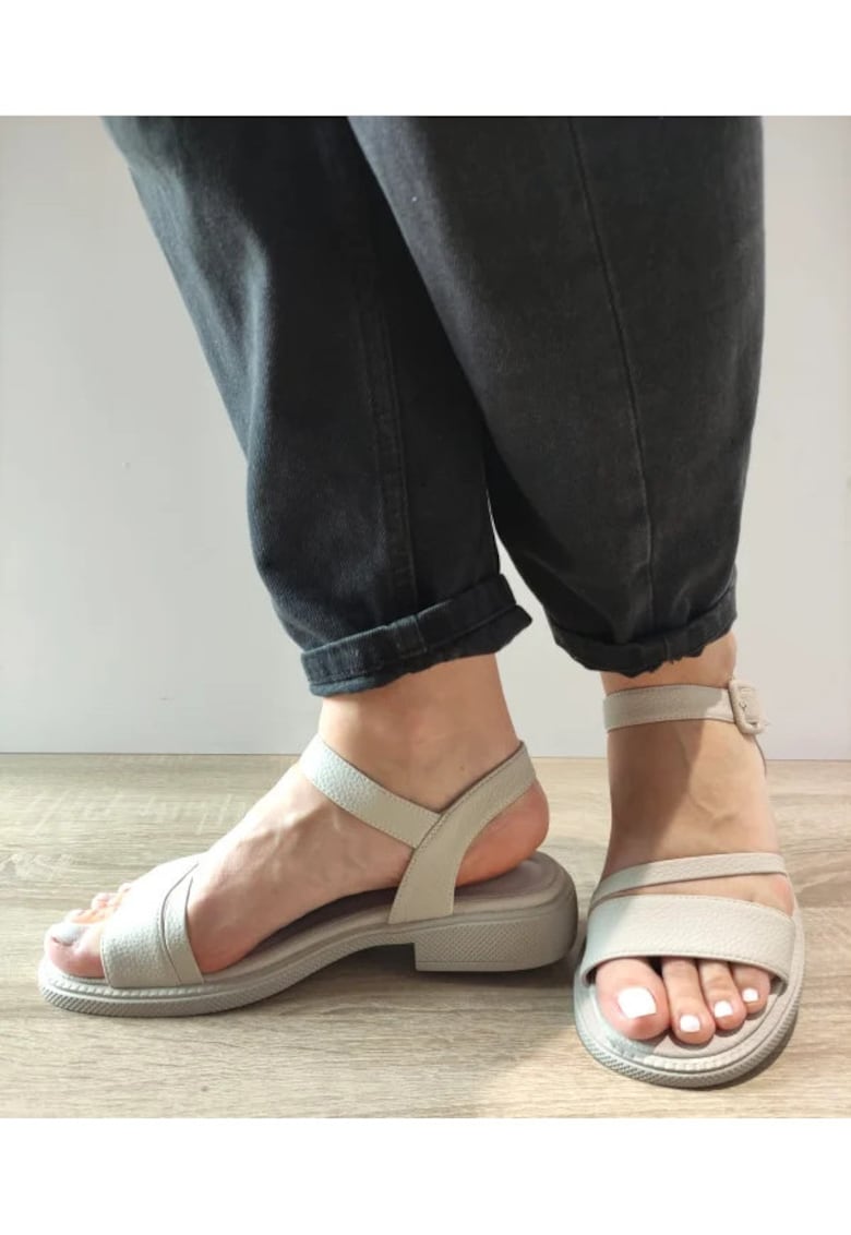 Ежедневни дамски сандали 60024C 50-N Светлосив - Сив - Сив Pass