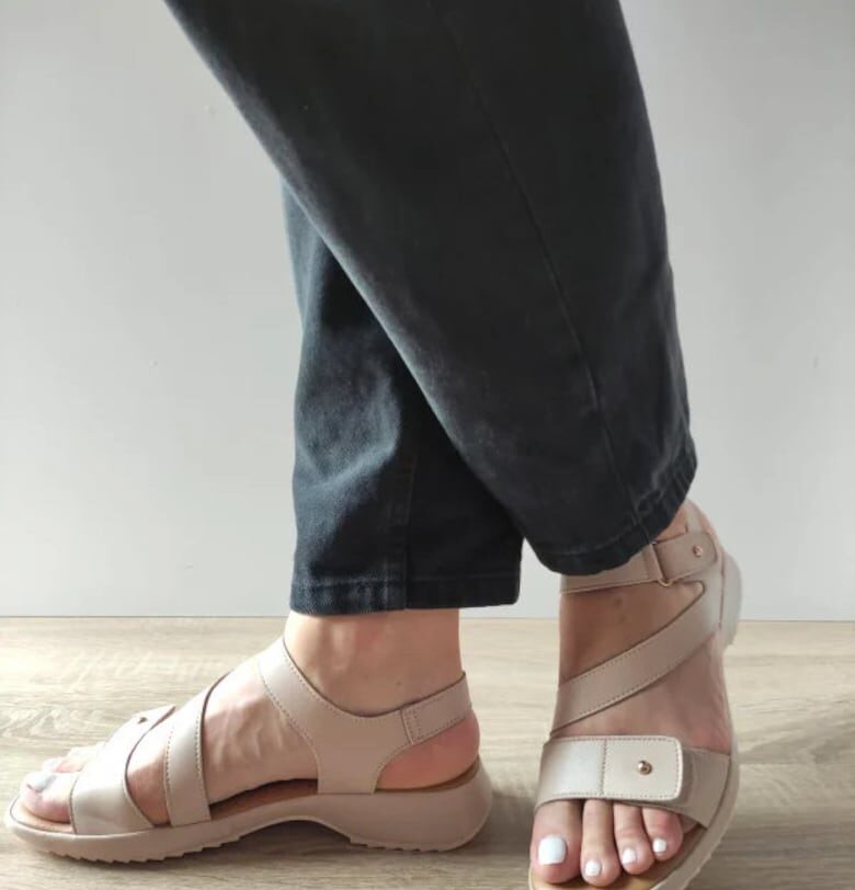 Ежедневни дамски сандали  70447 03-N Бежови - Бежови - Бежов Pass