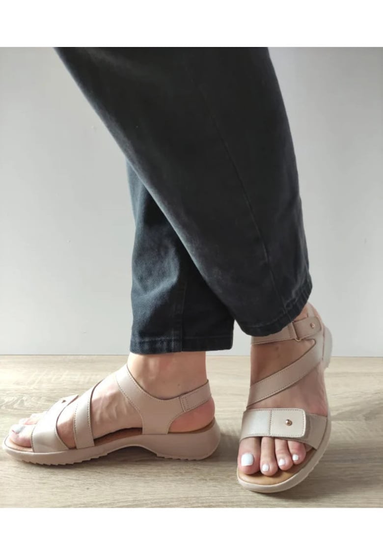 Ежедневни дамски сандали 70447 03-N Бежови - Бежови - Бежов Pass