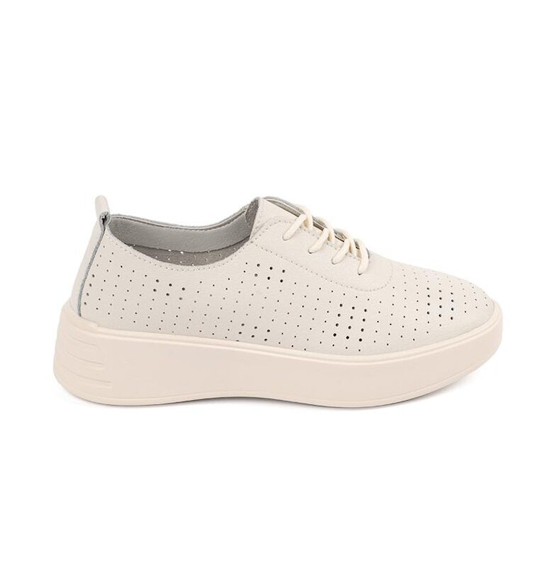 Ежедневни кожени обувки с декоративни перфорации Sergio Leone