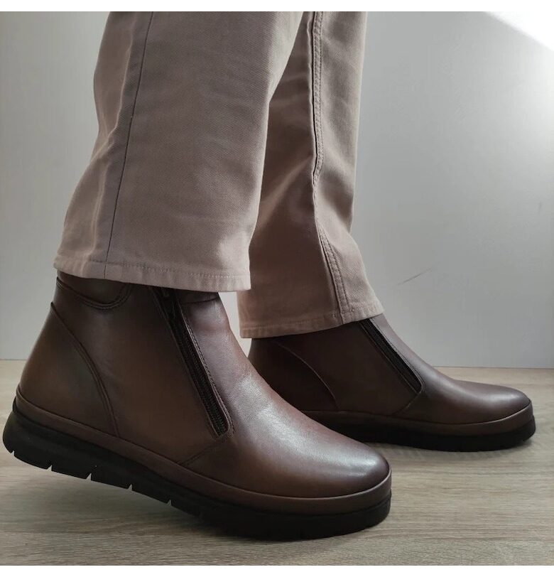 Ежедневни мъжки боти  45406 Brown - Кафяви - Кафяв Nicolis