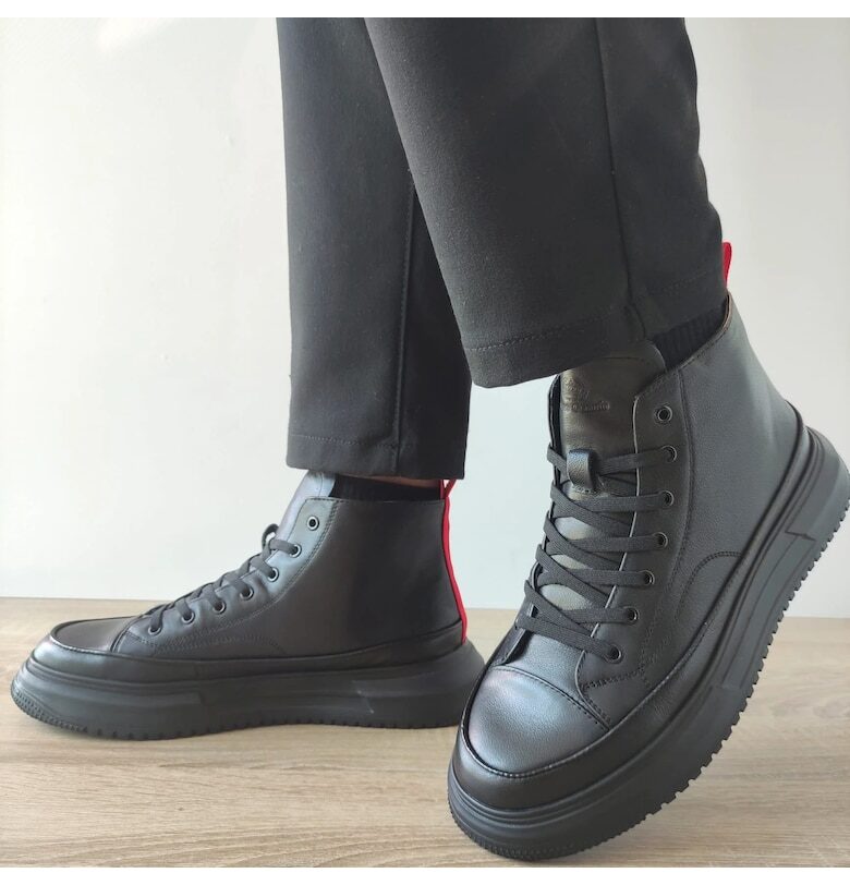 Ежедневни мъжки боти  A22301 - черни - Черен FRANCO GERARDO