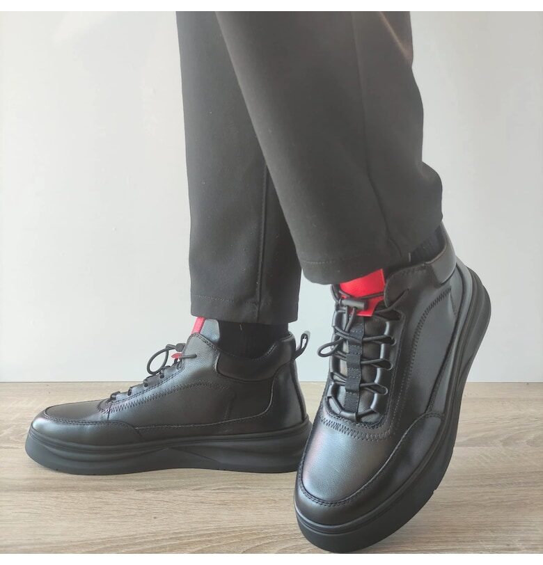 Ежедневни мъжки боти  A310-1A Black - черни - Черен FRANCO GERARDO