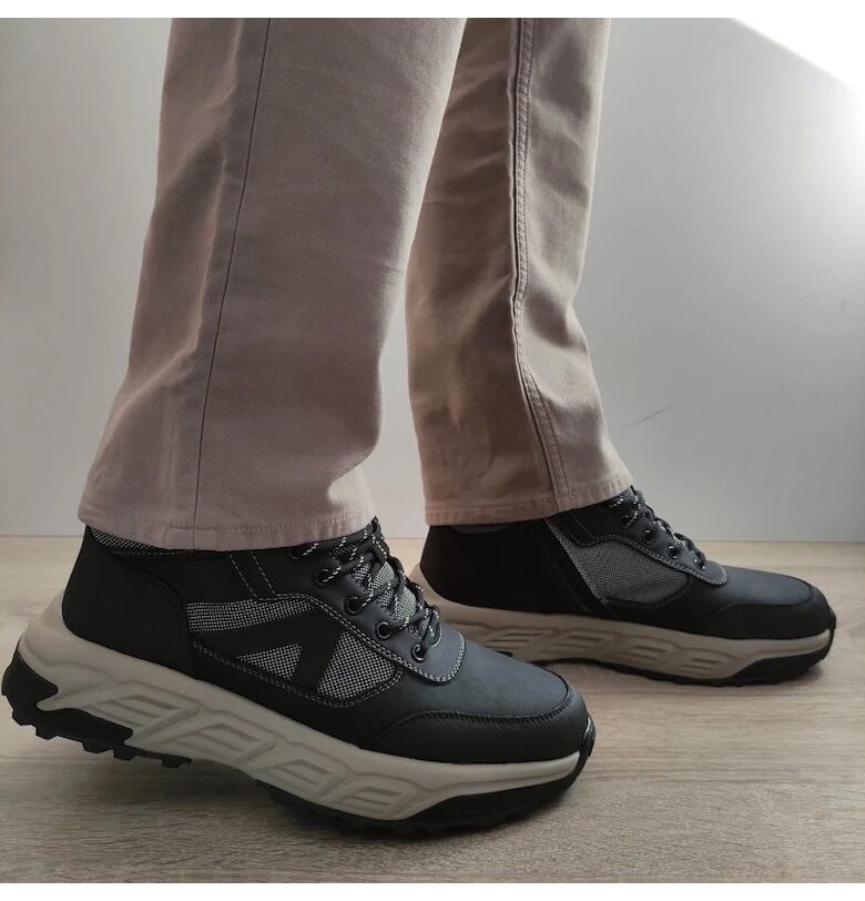 Ежедневни мъжки боти  E3123 Black - Black - FRANCO GERARDO