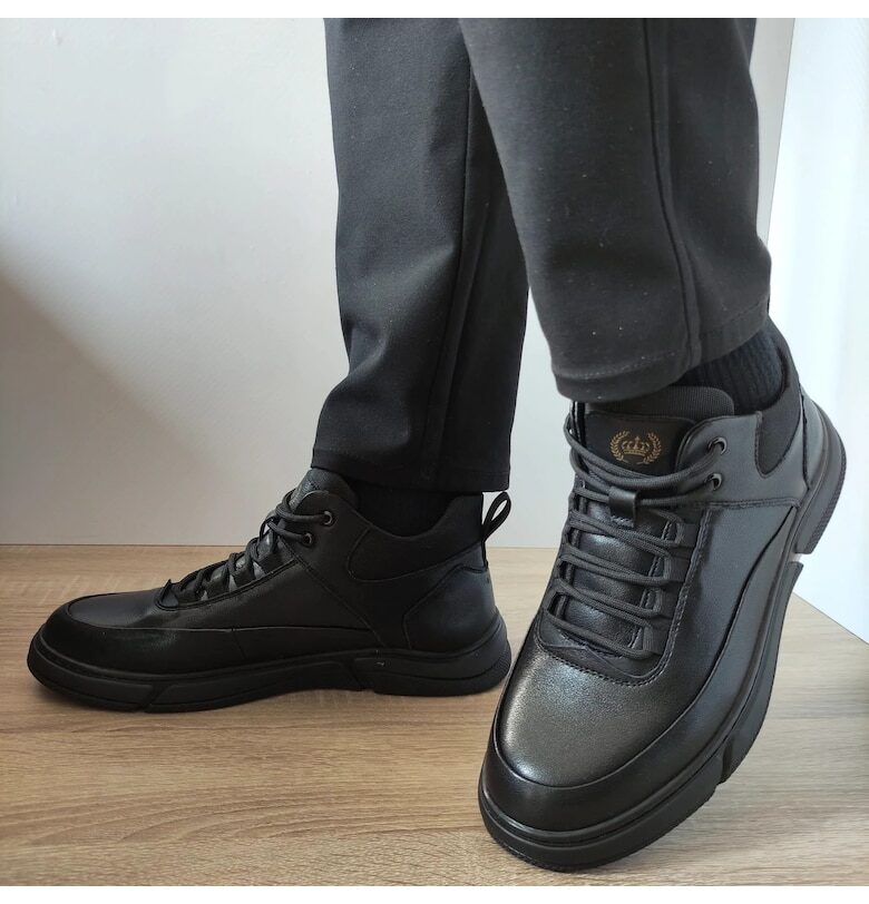 Ежедневни мъжки боти  K0251 Black - Черни - Черен FRANCO GERARDO