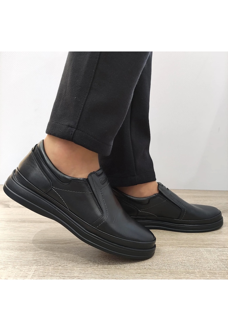 Ежедневни мъжки обувки 207637 Black - Черни - Черен Nicolis