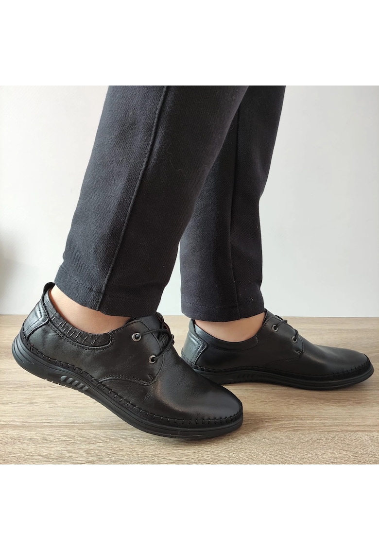 Ежедневни мъжки обувки 23535 Black - черни - Черен Mels