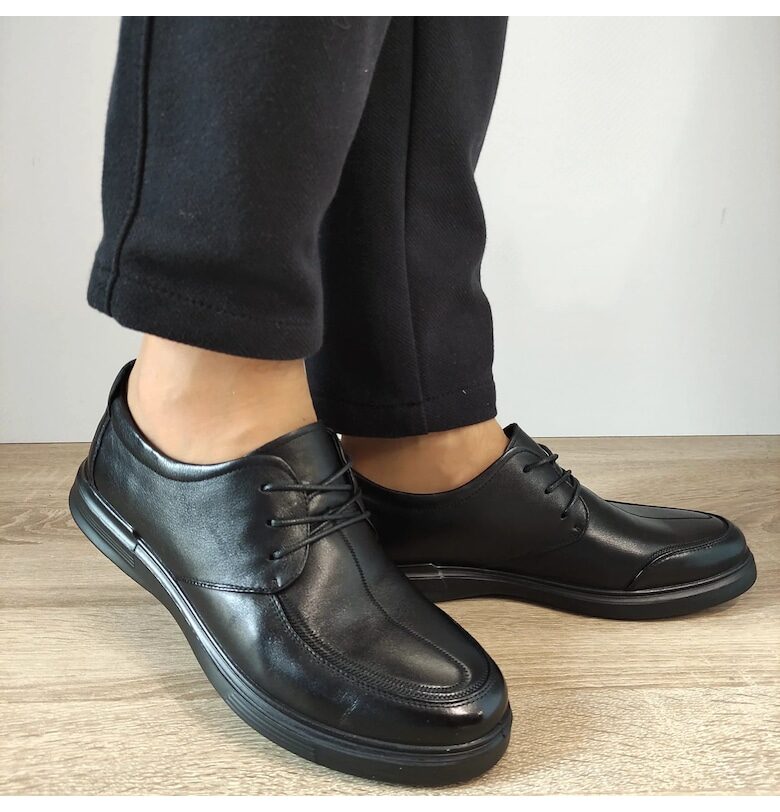 Ежедневни мъжки обувки  29867 Black - черни - Черен Mels