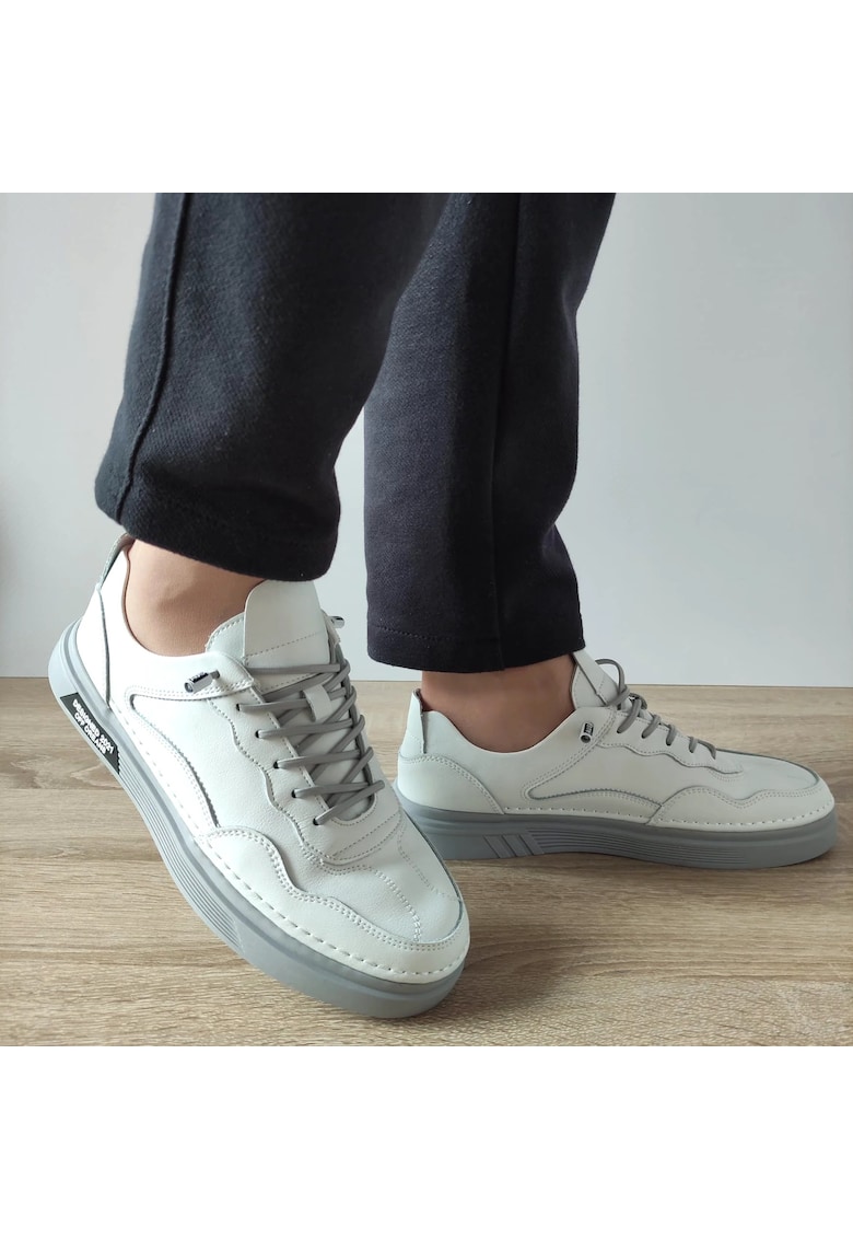 Ежедневни мъжки обувки 6023 White - Бяло - Бял Mels