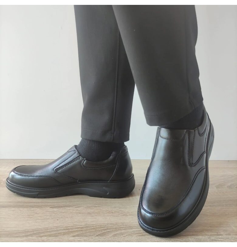 Ежедневни мъжки обувки  7D1905 - черни - Черен Mels