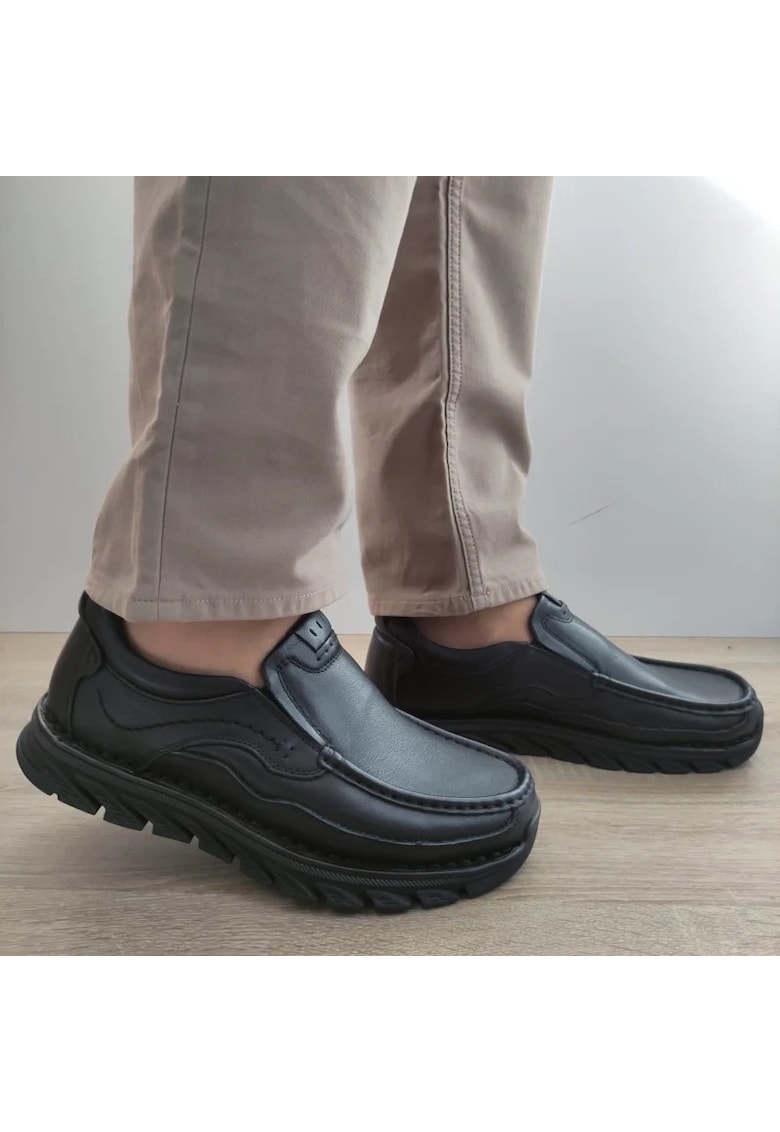 Ежедневни мъжки обувки 85160 Black - черни - Черен Berliner