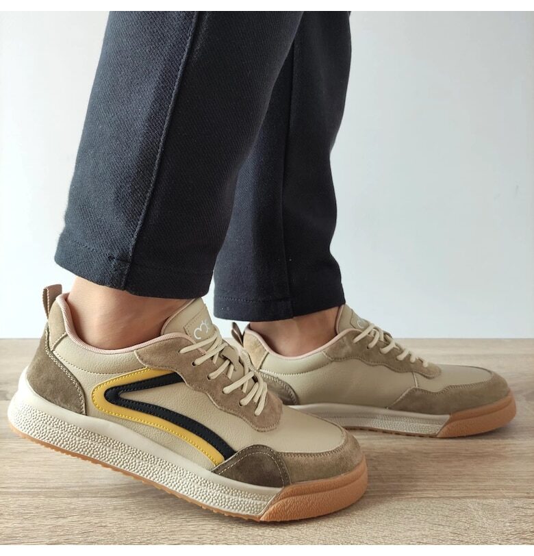 Ежедневни мъжки обувки  88010-2 Apricot - Кайсия - Apricot Mels